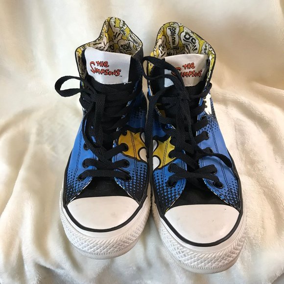 Converse Chuck Taylor Simpsons Shoes 8/10 - Picture 2 of 5